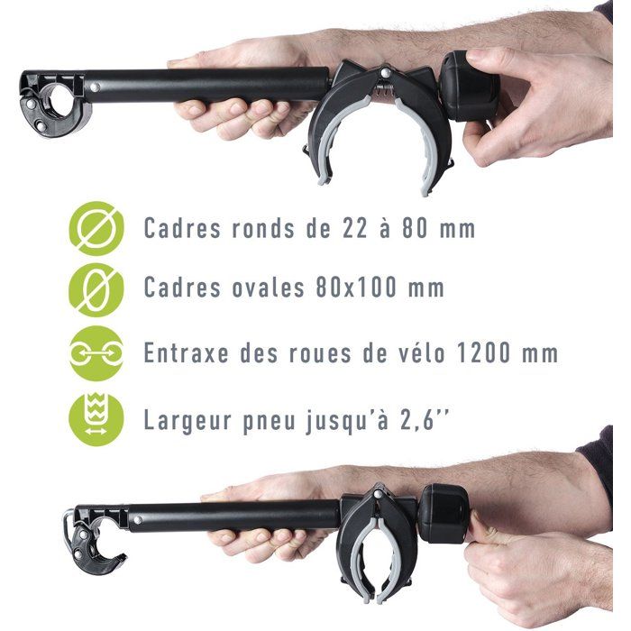Green Valley Porte Vélo Disco 2 vélos - porte vélos voiture