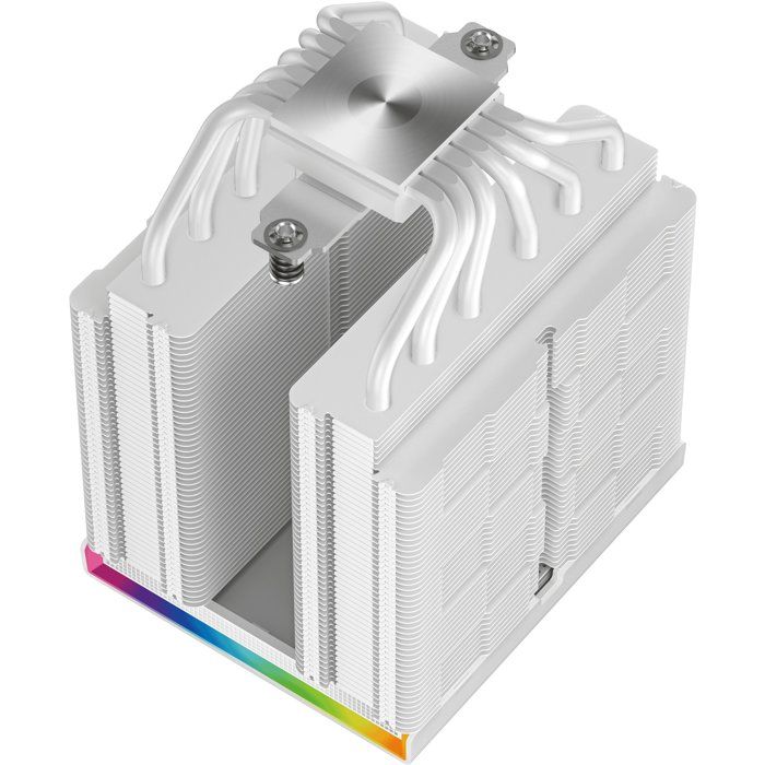 DEEPCOOL - AK620 DIGITAL PRO - R-AK620-WHAPMN-G - Ventirad CPU - 120 mm - Ventilateur PWM - 6 caloducs CTT 2.0 - Blanc