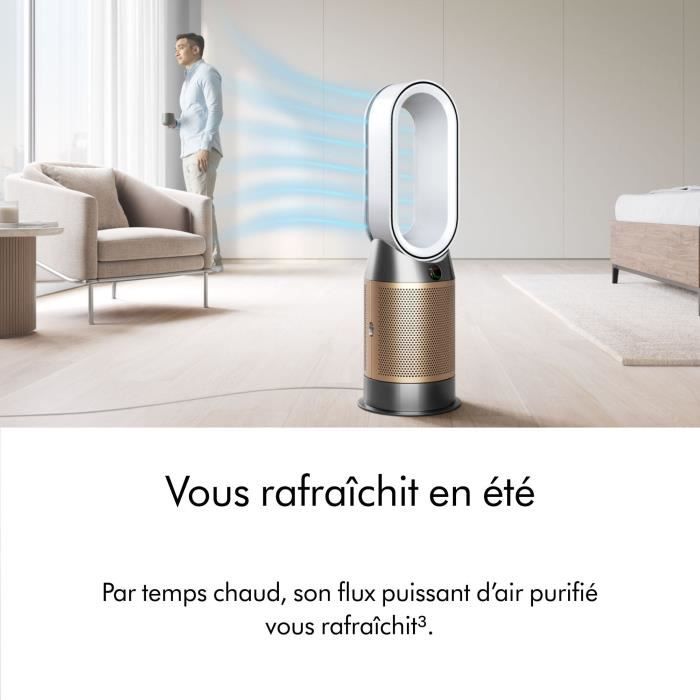 Purificateur d'air - DYSON - Hot+Cool HP12 De-NOx - 290 L/s - Filtre HEPA H13 - Silencieux 50%