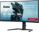 Ecran PC Gamer incurvé - IIYAMA - 34 - 180Hz - Dalle VA - 0.4ms - Réglable en hauteur - G-Master Red Eagle