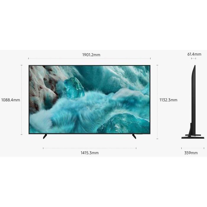 Samsung TQ85Q7FA  - TV QLED 85 (214 cm) - 4K UHD 3840x2160 - HDR10+ - Smart TV - Gaming Hub - 3xHDMI - WiFi