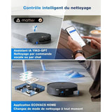 ECOVACS DEEBOT X9 PRO OMNI Robot Aspirateur Laveur - 16600Pa - Ultra-fin - Technologie BLAST - Auto-nettoyage instantané