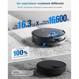 ECOVACS DEEBOT X9 PRO OMNI Robot Aspirateur Laveur - 16600Pa - Ultra-fin - Technologie BLAST - Auto-nettoyage instantané