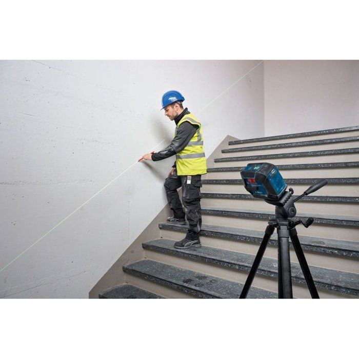 Laser lignes BOSCH GLL 20-22 G + Batterie BA 3.7V 3.0Ah en coffret
