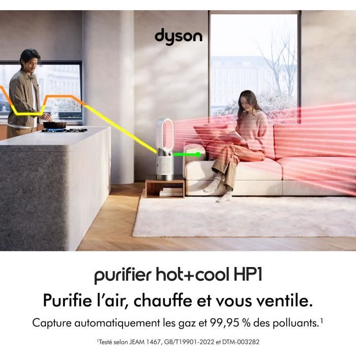 Purificateur d'air - DYSON - Purifier Hot+ Cool HP1 (HP11) - Ventilateur - 290 litres d'air/sec - App MyDyson