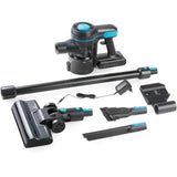 Aspirateur balai 2-en-1 - DOMO - DO1135SV - 10000 Pa - 40 min - 600 ml - Noir/Bleu