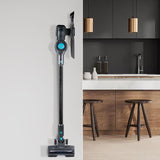 Aspirateur balai 2-en-1 - DOMO - DO1135SV - 10000 Pa - 40 min - 600 ml - Noir/Bleu