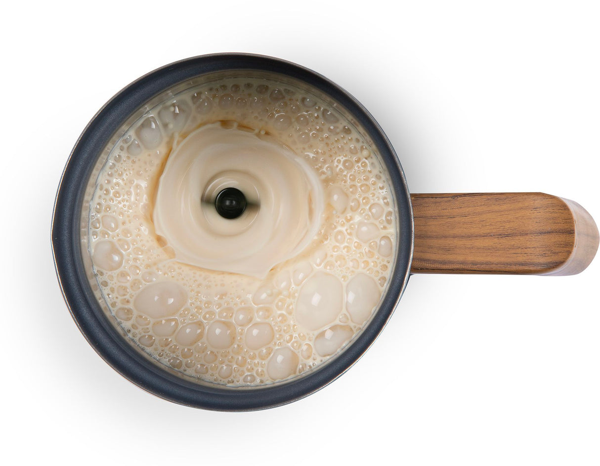 Mousseur a lait - DOMO - DO745MF - 500 W - 150 ml - Socle 360° - Gris/Bois