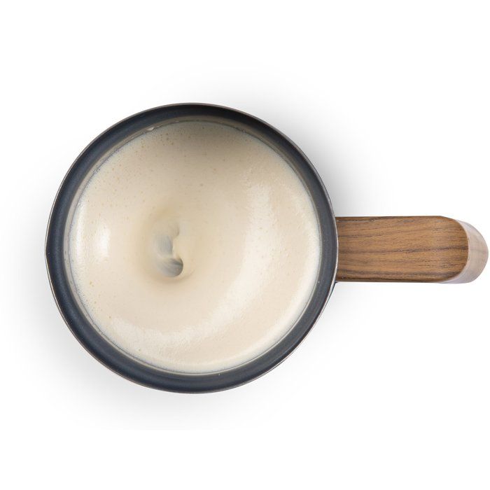 Mousseur a lait - DOMO - DO745MF - 500 W - 150 ml - Socle 360° - Gris/Bois