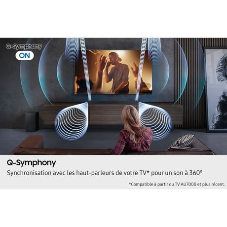 Barre de son - SAMSUNG - HW-Q610F/XE - Series 3.1ch - Caisson sans fil 6,5'' - Accoustic beam