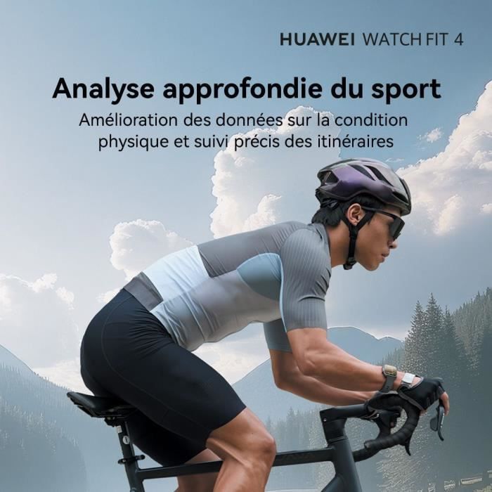 Montre connectée - HUAWEI - Watch FIT 4 - Noir