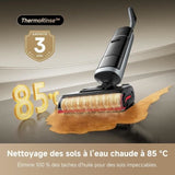 DREAME H15 Pro Heat Aspirateur Laveur - Nettoyage des sols a 85 °C - Bras robotisé IA GapFree - Capteur RVB intelligent - 22 kPa