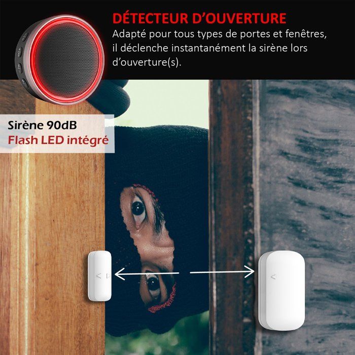 Détecteur d'ouverture supplémentaires - KYF - ALARM-009