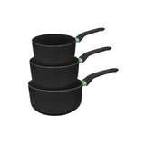 Set de 3 casseroles antiadhésives céramique 16, 18 et 20 cm Fackelmann Brandao