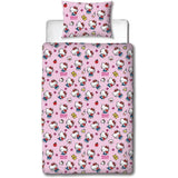 Parure de lit réversible - HELLO KITTY - Microfibre - 1 housse de couette 140 x 200 cm + 1 taie 63 x 63 cm