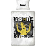 Parure de lit réversible - FORTNITE - Banane - Microfibre - 1 housse de couette 140 x 200 cm + 1 taie 63 x 63 cm