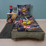 Parure de lit - MARIO BROS - Mario vs Bowser - Microfibre - 1 housse de couette 140 x 200 cm + 1 taie 63 x 63 cm