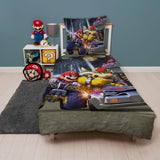 Parure de lit - MARIO BROS - Mario vs Bowser - Microfibre - 1 housse de couette 140 x 200 cm + 1 taie 63 x 63 cm