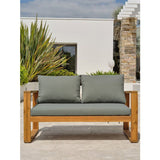 Salon bas de jardin - Olive - Bois d'acacia - 4 places - Aracaju