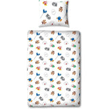 Parure de lit - MARIO BROS - Super Mario et ses amis - Microfibre - 1 housse de couette 140 x 200 cm + 1 taie 63 x 63 cm