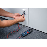 Pince amperemétrique BOSCH PROFESSIONAL - GMC 600-15 - 2 piles + MS 90 Professional + poche
