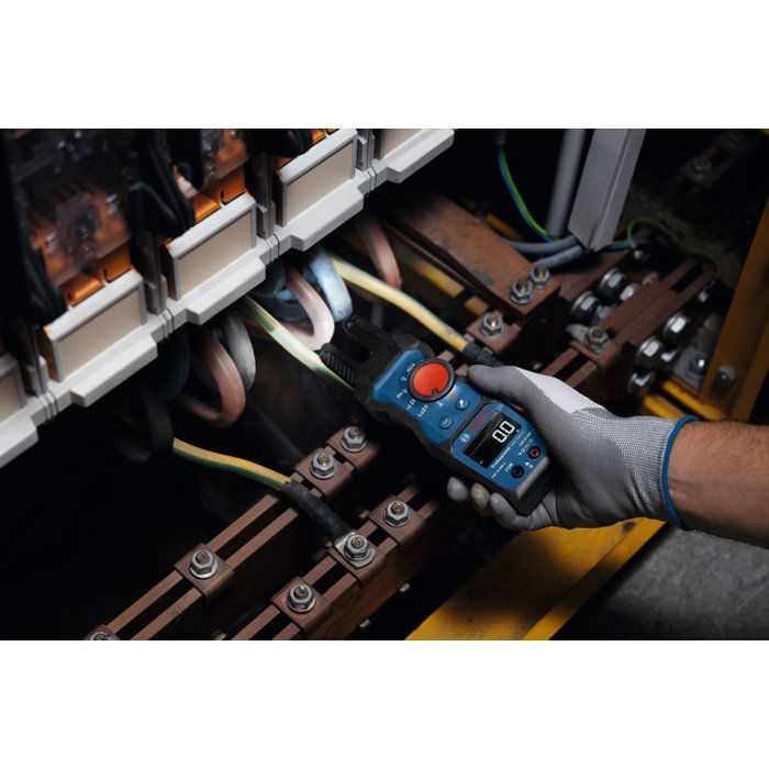 Multimetre a fourche BOSCH PROFESSIONAL - GFM 1000-15 - 1000 V - 2 piles + MS 90 Professional + poche