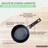 Ensemble de 2 woks - FACKELMANN - Brandao - 20 et 28 cm