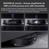 ROBOROCK SAROS 10 R&D System - Aspirateur Robot Laveur avec Base entierement autonome en eau - 22000 Pa - LDS rétractable