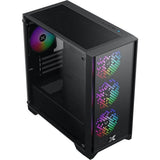 Boitier sans alimentation - XIGMATEK NYX II - Mini tour - Format M-ATX - Noir