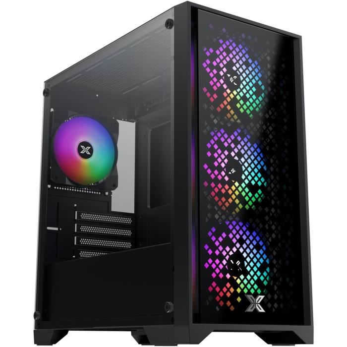 Boitier sans alimentation - XIGMATEK NYX II - Mini tour - Format M-ATX - Noir
