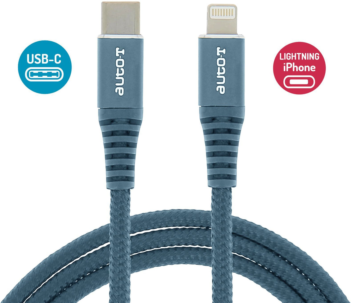 Câble - AUTO T - 540348 - USB-C - Lightning