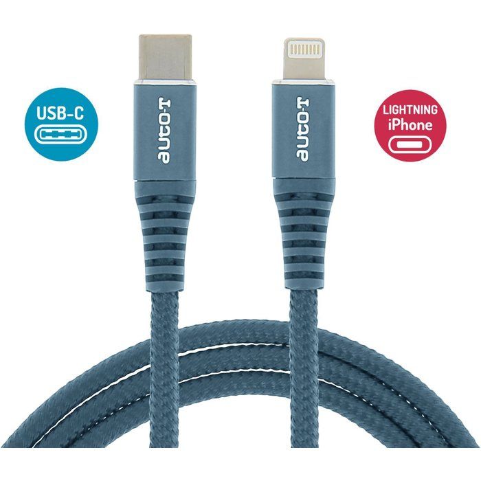 Câble - AUTO T - 540348 - USB-C - Lightning