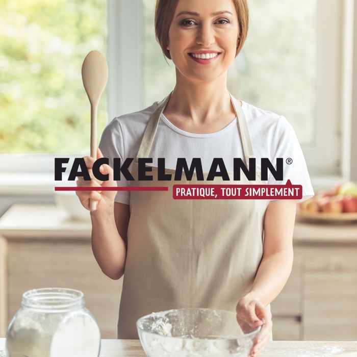 Ensemble de 2 Maryses de pâtisserie de cuisine - FACKELMANN - Manche en résine - 52 cm