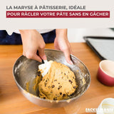 Ensemble de 2 Maryses de pâtisserie de cuisine - FACKELMANN - Manche en résine - 52 cm