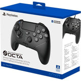 Manette de jeu - PC et PS5 - Fighting Commander Octa Pro - Sans fil  - PlayStation - Noir - Boutons programmables - Hori
