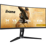 Ecran PC Gamer incurvé - IIYAMA - 34 - 240Hz - Dalle VA - 0.4ms - Réglable en hauteur - G-Master GOLD PHoeNIX