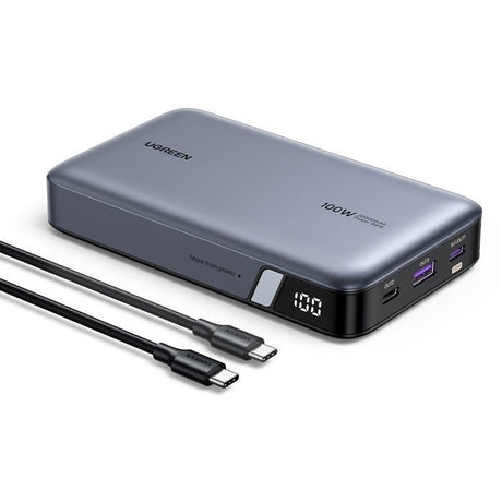 Batterie externe - UGREEN - 20,000 mAh - 100W - Version 2 - Gris