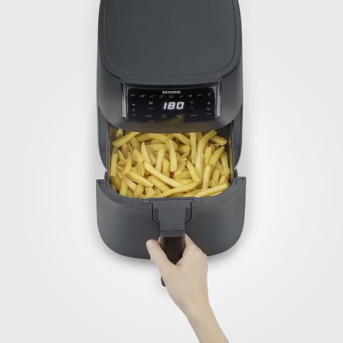 Friteuse sans huile SEVERIN - Airfryer FR2461 - Capacité 4L - 8 programmes - 1300W