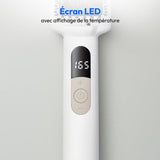 Brosse chauffante - MEDION - MD19859 - 46 W - 5 niveaux de chaleur - 165 a 210°C - Blanc