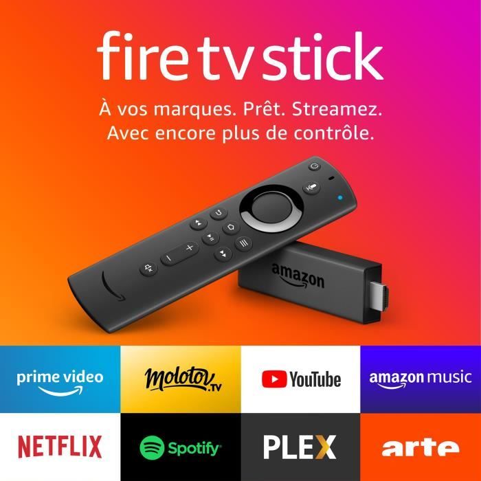 Fire TV Stick 4K Max - AMAZON - Wifi 6E - Noir - 4K Ultra HD - Dolby Vision - Alexa