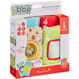 Cartes sensorielles - SOPHIE LA GIRAFE - Mes Cartes Sensorielles - Matieres variées - Braille intégré