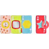 Cartes sensorielles - SOPHIE LA GIRAFE - Mes Cartes Sensorielles - Matieres variées - Braille intégré