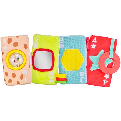 Cartes sensorielles - SOPHIE LA GIRAFE - Mes Cartes Sensorielles - Matieres variées - Braille intégré