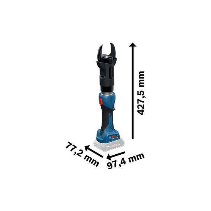 Coupe-câbles hydraulique sans-fil BOSCH PROFESSIONAL - GKH 18V-50 - 50 kN - 40 mm - Coffret