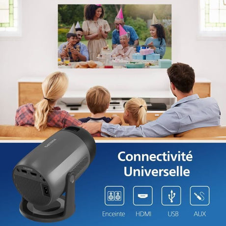 Vidéoprojecteur - PHILIPS - NEOPIX 150 - FHD 1080p - 80 pouces - Noir