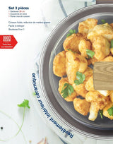 Sauteuse - Tous feux dont induction - ARTHUR MARTIN - AM9910 - Revetement céramique - Ø 24 cm - Couvercle et panier inox - Taupe