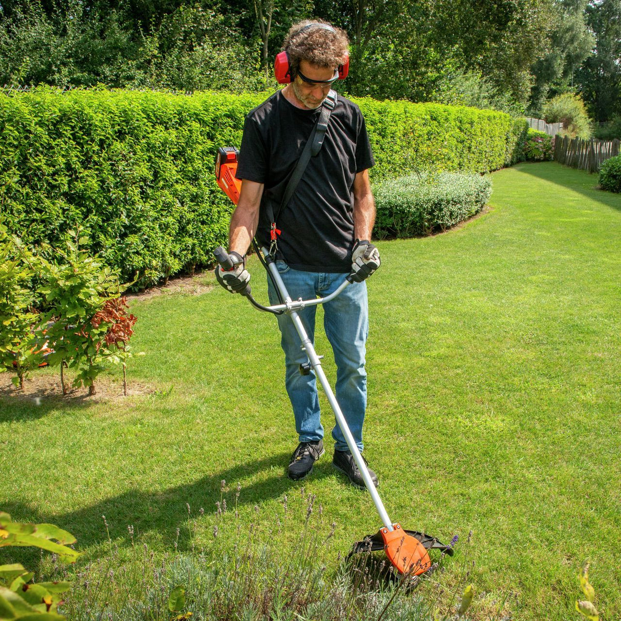 Débroussailleuse sans fil - Dual Power - POWDPG75510 - 40 V - 33 cm - Tondeuse et coupe-bordures - Sans batterie ni chargeur