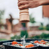 Ensemble de 2 Moulins a poivre manuel - FACKELMANN - FM Professional Divers - Couleur bois - 18 cm