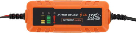Chargeur batterie auto - XLPT - 1A - 20W - 12V - 3 m - Inclus câble détachable avec cosses a oeillet et crocodile