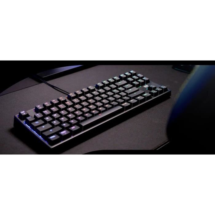 Clavier de gaming mécanique - CHERRY XTRFY K4V2 RGB TKL - Format TKL - Noir